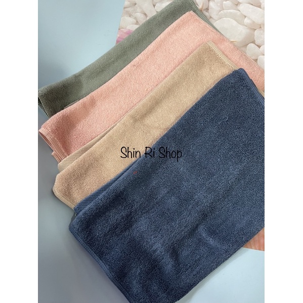 Set 2 khăn tắm siêu thấm hút nước màu sắc sang trọng kích thước 50x100cm