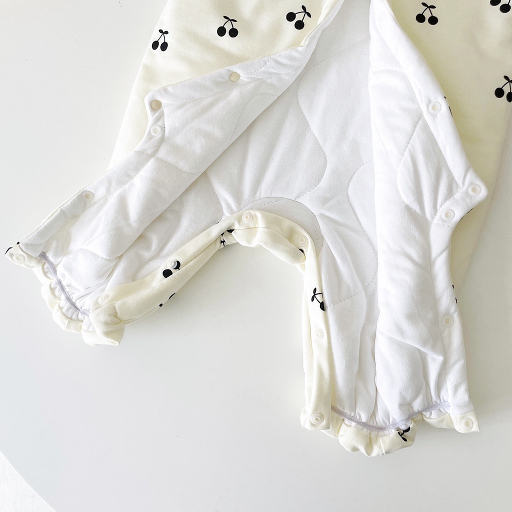 Sanlutoz Bộ Áo Liền Quần Dài Tay Giữ Ấm Mùa Đông Kiểu Công Chúa Dễ Thương Cho Bé Gái