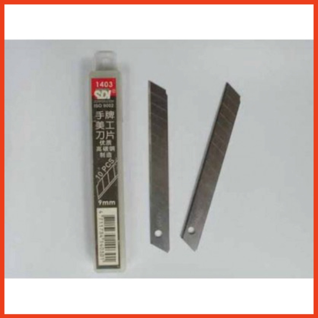 Lưỡi dao rọc giấy nhỏ 9mm (hộp 10 cái)