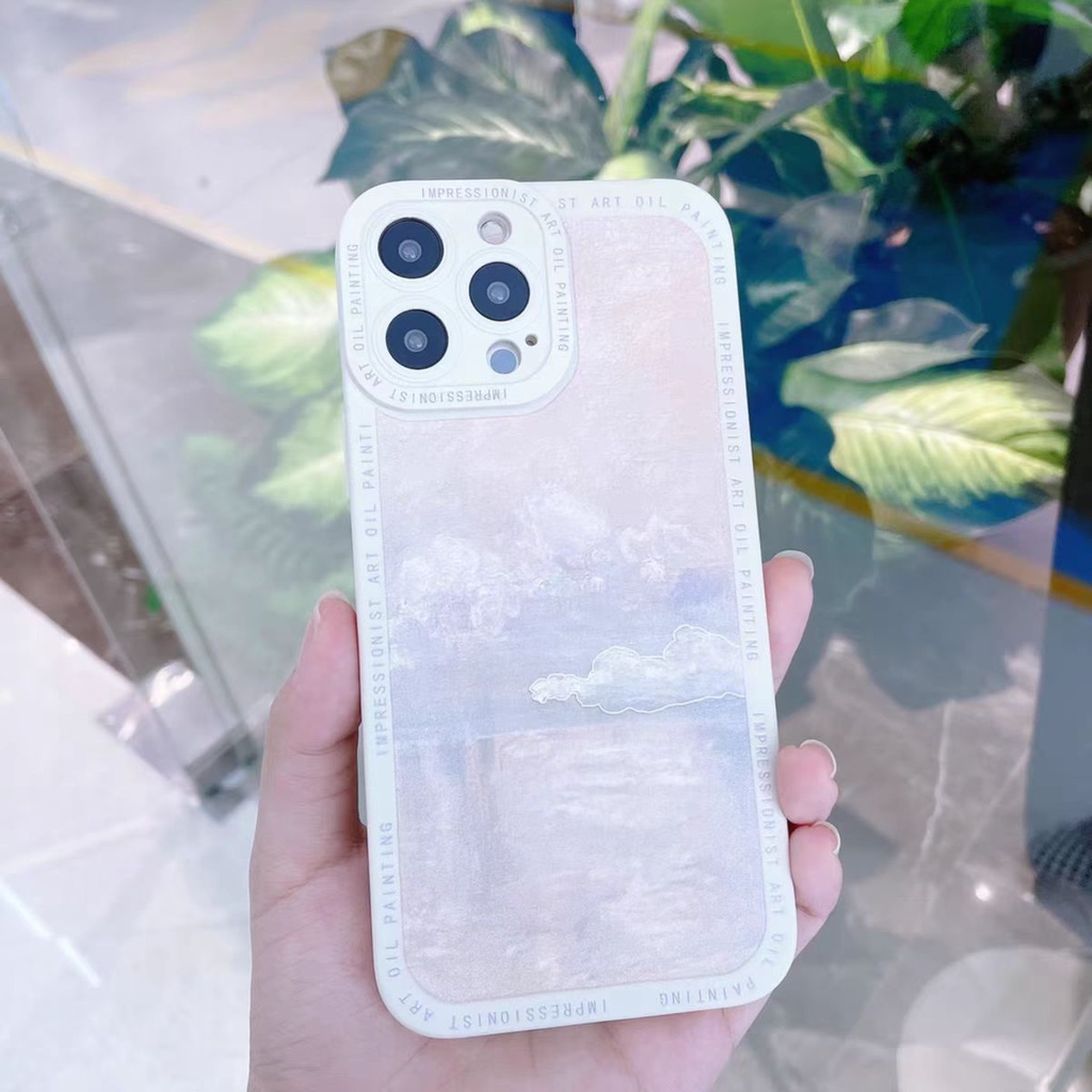 Ốp Điện Thoại TPU Hình Đám Mây Cho iPhone 14 14pro 14Plus 14prm iPhone 13 13prm iPhone 11 7Plus 8Plus Xr XS 12 Pro Max