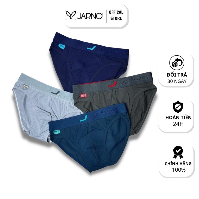 quần lót nam tam giác cotton cao cấp chính hãng JARNO, quần sịp nam jarno j32