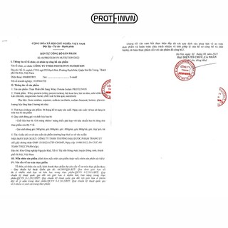 Whey Protein Isolate PROTEINVN - Vị Trà Sữa 2KG