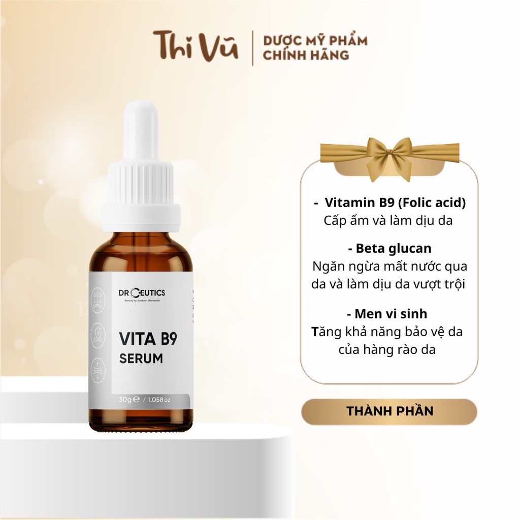 Serum Vita B9 DrCeutics giúp phục hồi và cấp ẩm cho da 30ml - Thi Vũ