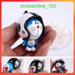 MÓC KHÓA DOREMON ĐỘI MŨ BẢO HIỂM