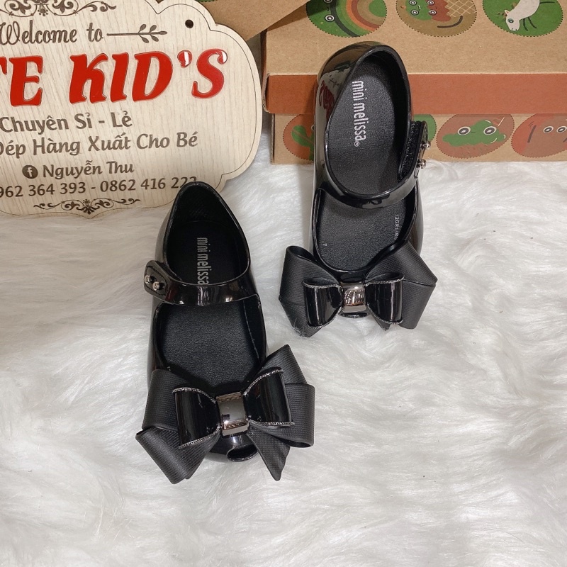 Giầy đôi cho mẹ và bé gái, giầy nhựa thơm melissa siêu mềm, êm cho mẹ và bé gái