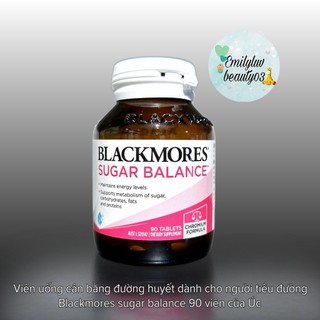 Blackmores Sugar Balance 90 viên Úc [Mẫu Mới] date xa