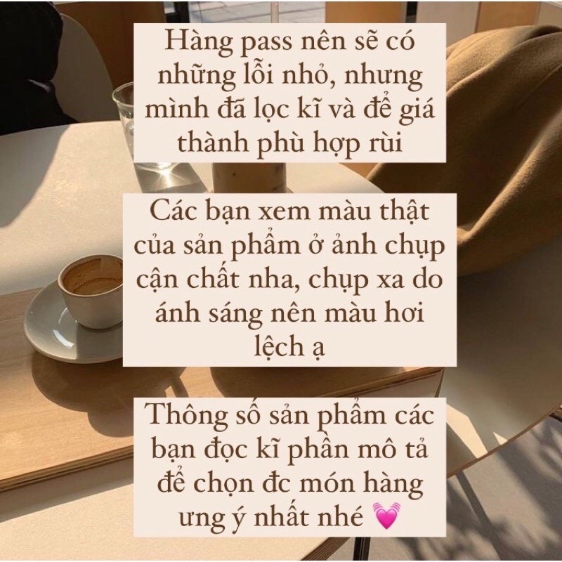 PASS - Cardigan không cúc