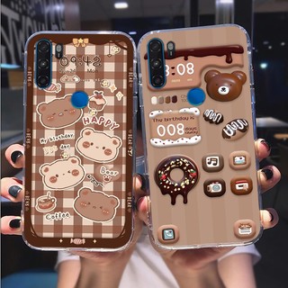 Ốp lưng Vsmart Active 1 / Active 1 Plus / Active 1+ / Active 3 gấu xanh đỏ ốp gấu cute bo viền
