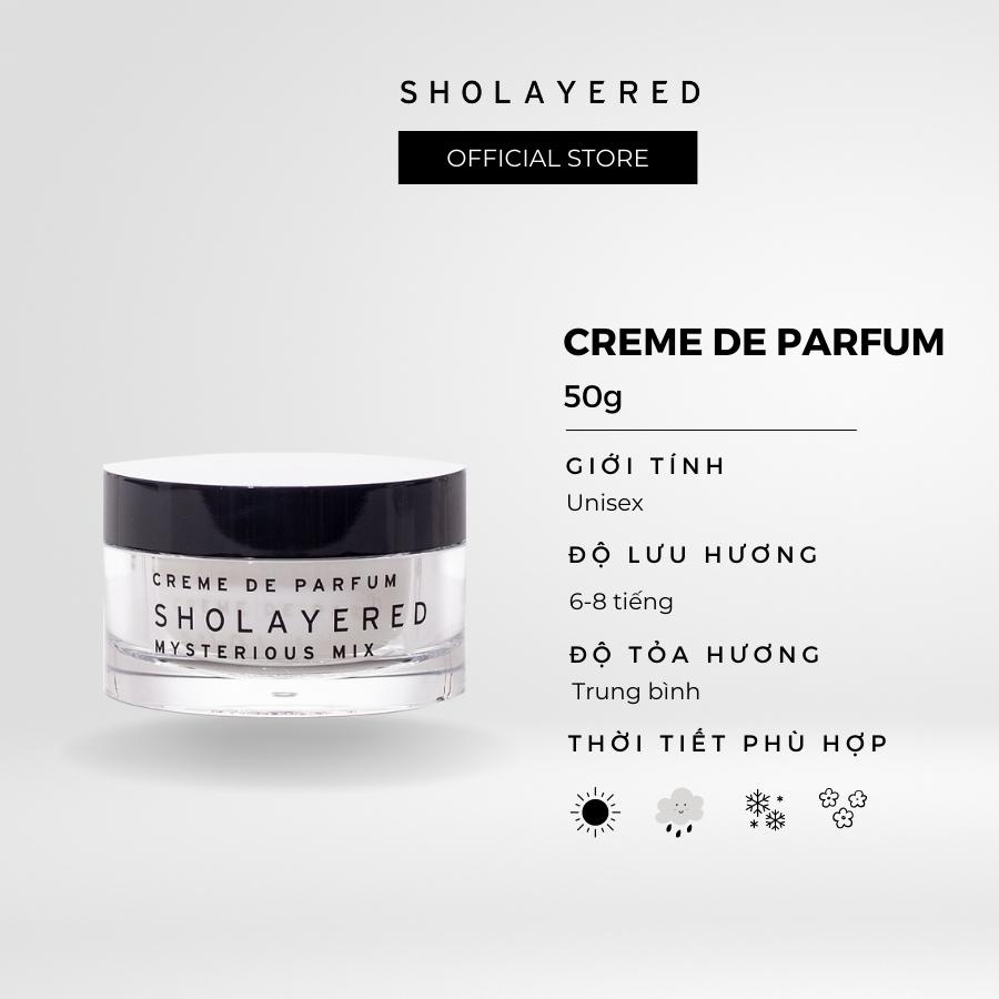 Hũ kem Nước Hoa, Nước hoa khô dạng sáp EDP Chính hãng Nhật Bản Sholayered