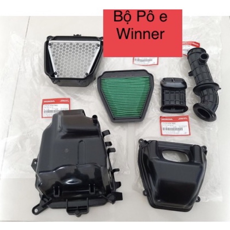 Bộ pô e  Winner V1/ Sonic 6 món zin chính hãng Honda Việt Nam