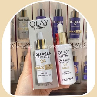 Tinh chất làm căng mịn da cải tiến Olay Collagen Peptide 24 Max Serum Fragrance Free