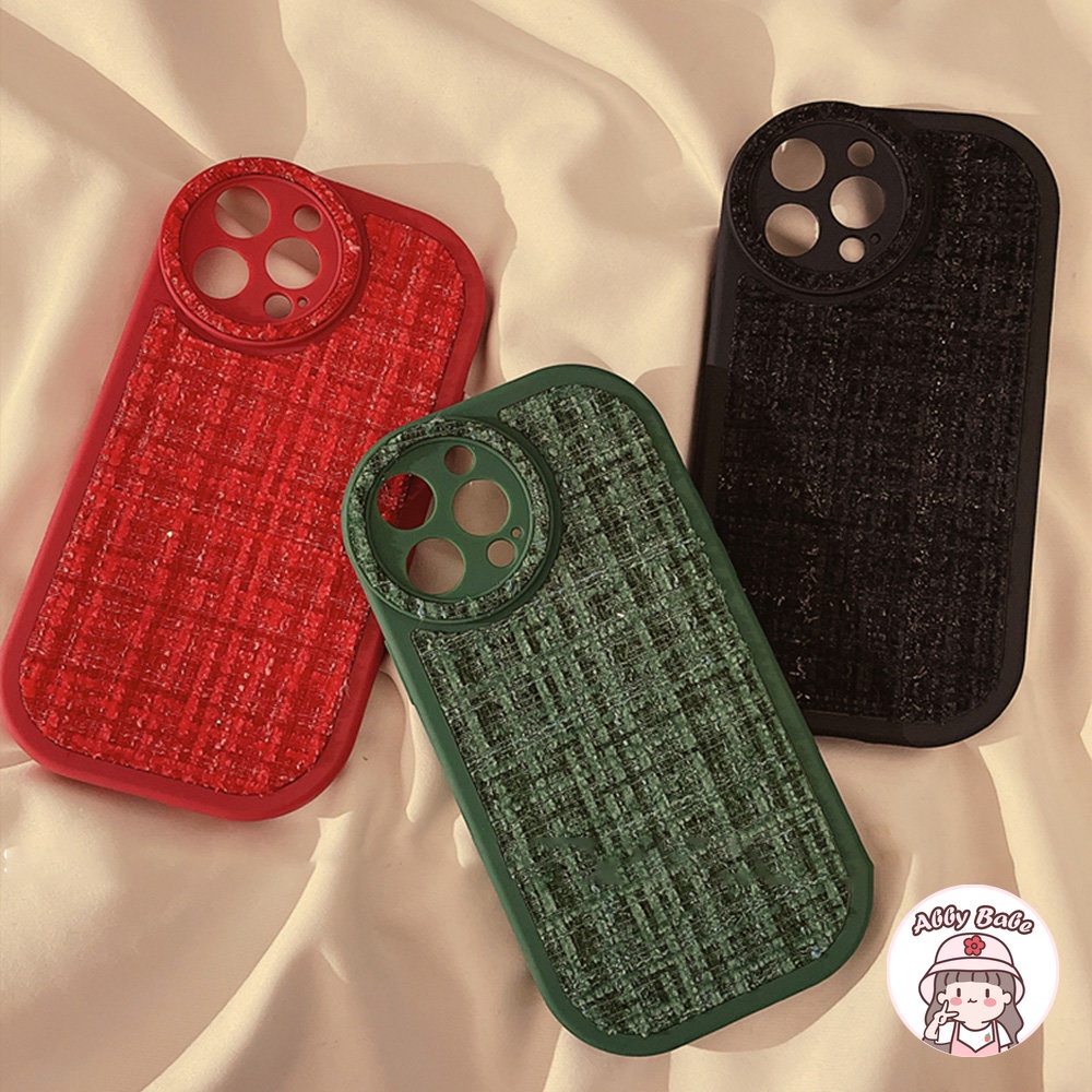 Ốp Điện Thoại Da Giả Viền TPU Dẻo Màu Nâu Cổ Điển Chống Bám Mồ Hôi Cho IPhone 14 Pro Max 11 13 12 11 Pro Max X XS XR