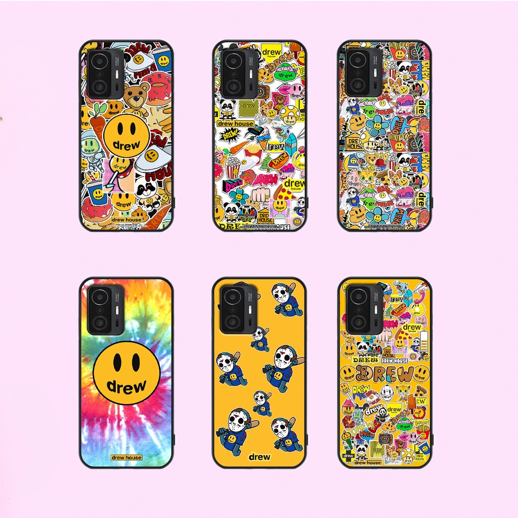 Ốp lưng Xiaomi Mi 11T - Mi 11T Pro in hình drew mascot, skull, shark.Ốp drew cute,cool ngầu