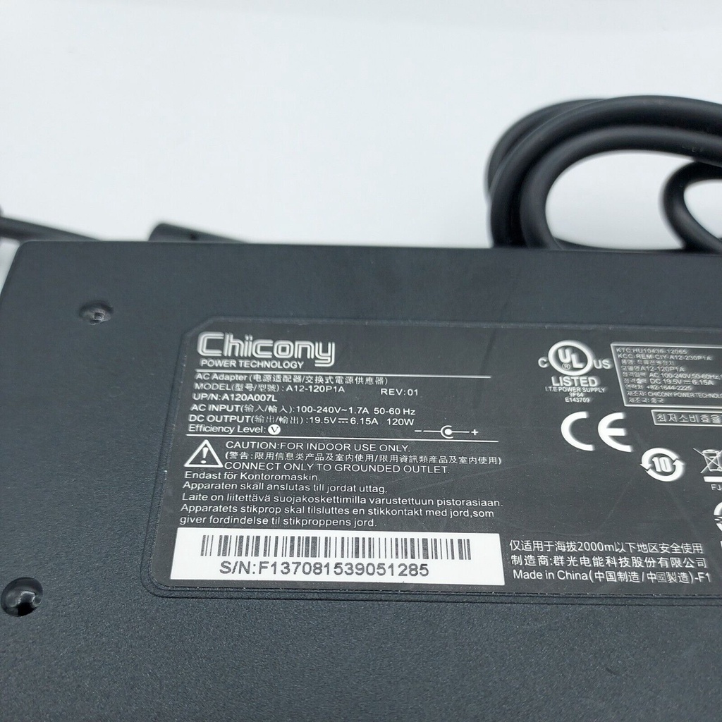 Sạc laptop MSI GF63 19.5V-6.15A 120W ZIN