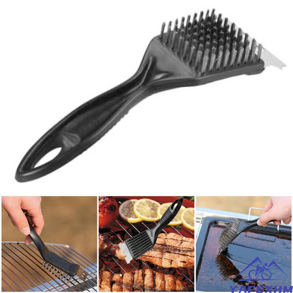 Bàn Chải Nướng Thịt BBQ Bằng Dây Sắt Và Nhựa Siêu Bền Chất Lượng Cao