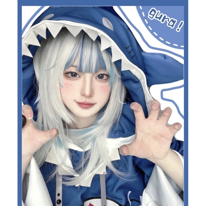 (Sẵn) Trang phục cosplay nhân vật HololiveEN Gwar Gura #Gura- Loại 1 | BigBuy360 - bigbuy360.vn