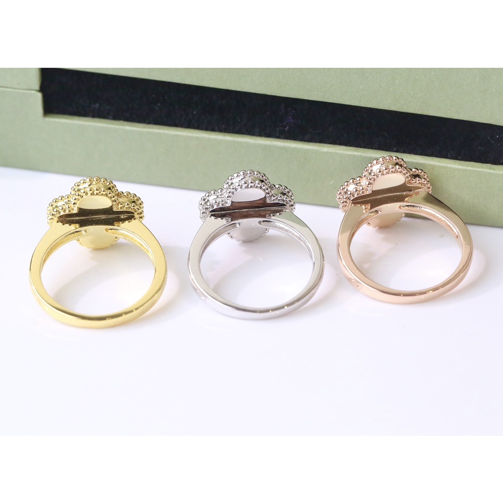 Nhẫn Cỏ Ba Lá 18K Vàng nữ Nhẫns