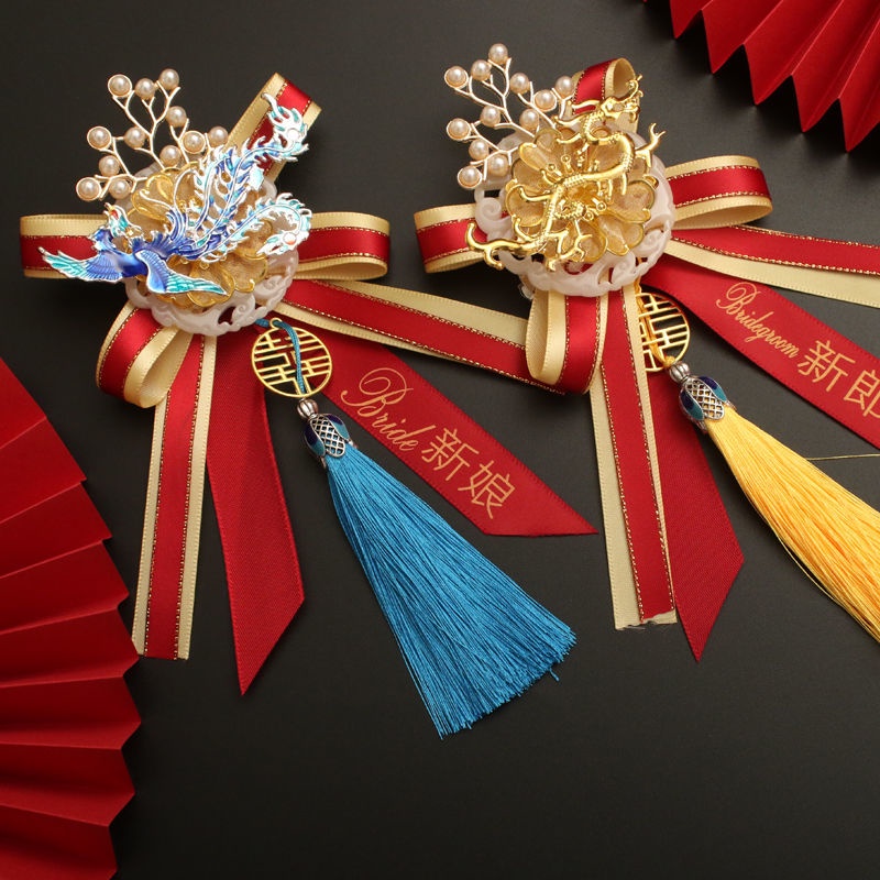 Ghim Cài Áo Phù Dâu / Phù Dâu / Gia Đình Phong Cách Mới Cao Cấp Phù Dâu / Cha Mẹ