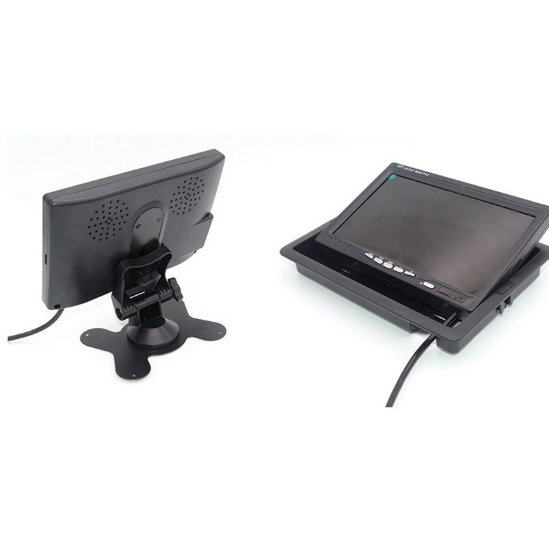 Màn hình lcd xe hơi di động 800x480 trên dvd / cmmb hai đầu vào cho xe ô tô chở khách