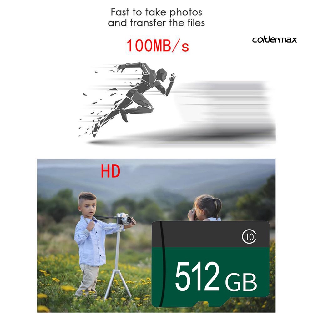 Thẻ Nhớ Micro Usb Tốc Độ Cao 128G / 256G / 512G / 1T Cho Điện Thoại