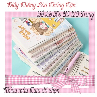 Sổ lò xo A5 siêu cute - Giấy Chất Lượng Cao, Mẫu mã Phong Phú các mẫu phần 4