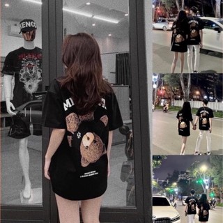 Áo phông nam nữ mikenco unisex, áo thun mikebear tshirt , áo thun tay lỡ 100% cotton cao cấp 1 đổi 1