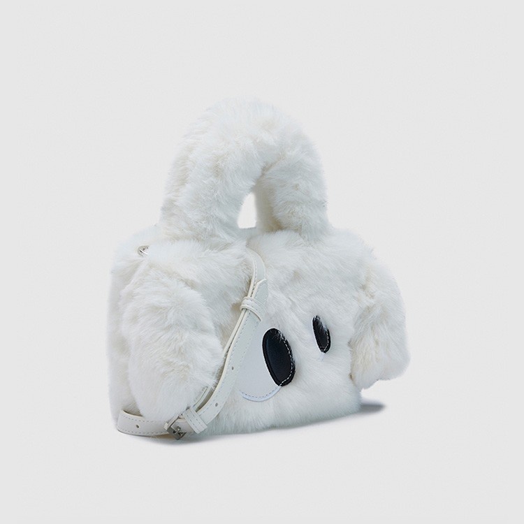 Túi Đeo Chéo Hình Đôi Mắt Hoạt Hình Nhồi Bông Đáng Yêu Dành Cho Nữ