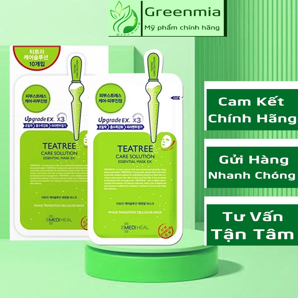 Giảm Mụn Kiềm Dầu Mediheal Teatree Care Solution Essential Mask EX 24ml