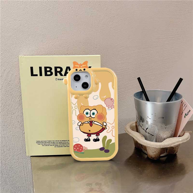 Ốp Điện Thoại Họa Tiết SpongeBob Cho IPhone 14 Pro Max IPhone13 Pro Max IPhone11 IPhone12 IPhoneXR XS 6 6S 7 8 Plus SE 2020