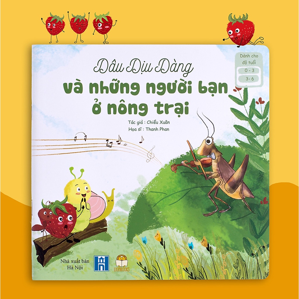 Bộ Sách Chu Du Cùng Những Người Bạn - Bơ Bụ Bẫm, Táo Tươi Tắn, Dâu Dịu Dàng - Cho Trẻ 0-3 4-6 Tuổi