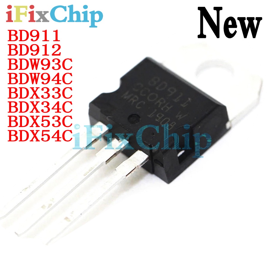 10 Chiếc Thương Hiệu Mới BD911 BD912 BDW93C BDW94C BDX33C BDX34C BDX53C BDX54C TO-220