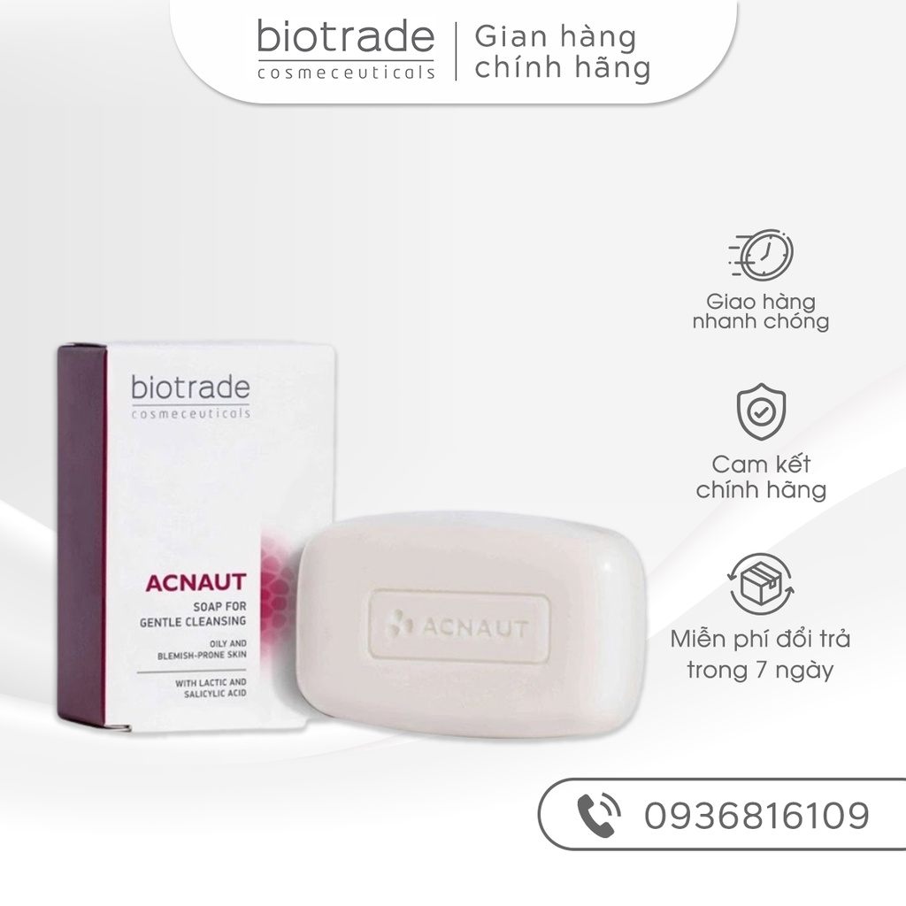 Xà phòng giảm mụn lưng ⚡ SALE KHỦNG ⚡ Xà bông Biotrade Acne Out cải thiện vi.êm nang lông