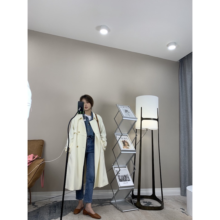 Áo Khoác Mangto Dáng Dài 2 Lớp Phong Cách Hàn Quốc