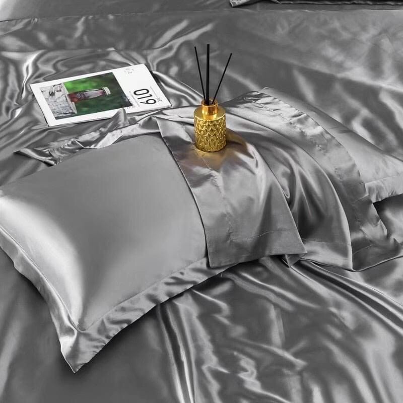 Vỏ gối Nằm và gối ôm phi lụa size 50x70cm, ôm 35x100cm