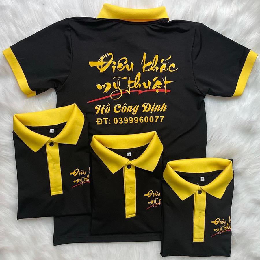 Áo đồng phục nhóm. công ty, gia đình, hội nhóm Chất vải poly thoáng mát, co giản 4 chiều phôi theo cầu
