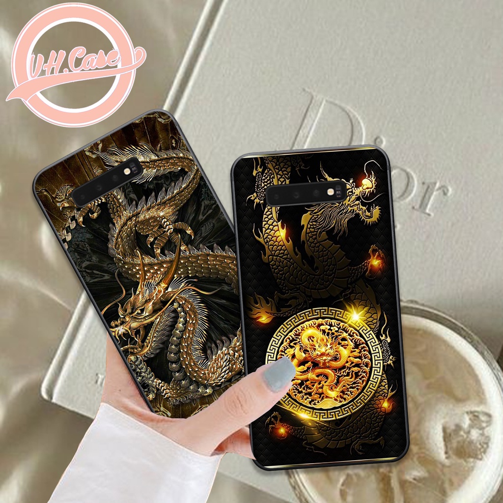Ốp Samsung S10 / S10 PLUS / S10 5G / S10 LITE / S10 EDGE in hình họa tiết rồng đẹp độc lạ chất
