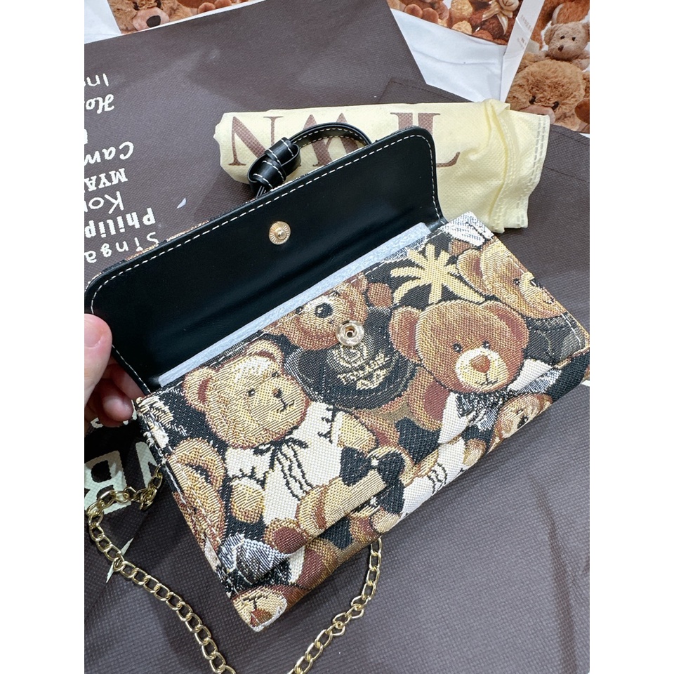 [HÀNG MỚI VỀ ] VÍ CẦM TAY-ĐEO CHÉO PHÙ HỢP ĐI TIỆC ĐI CHƠI THỜI TRANG - CHÍNH HÃNG TTWN BEAR - PICK TẠI STORE