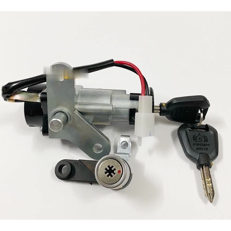 Bộ Ổ Khoá Xe Exciter 135 2005->2010 Chìa 6 / 8 Cạnh Chống Trộm VƯƠNG NIỆM