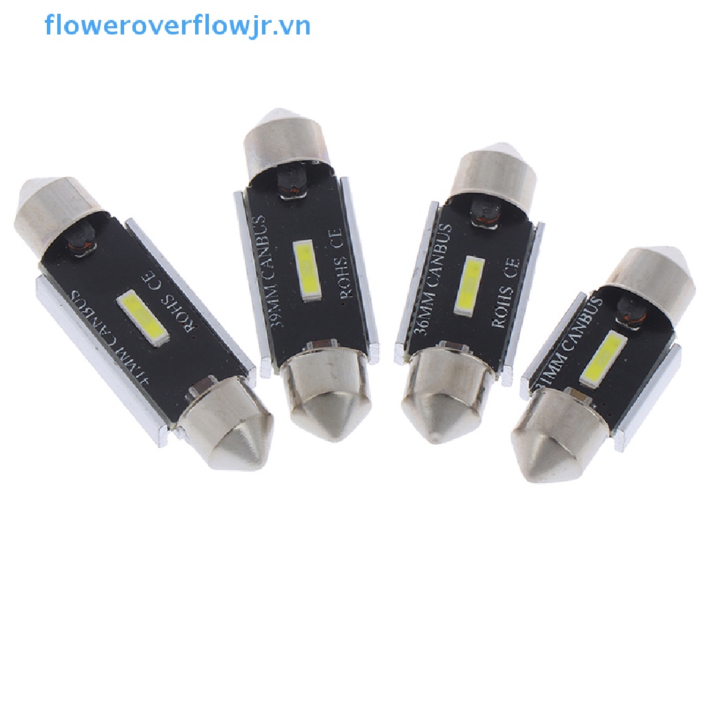Bóng Đèn LED Siêu Sáng 31mm 36mm 39mm 41mm C5W C10W Cho Xe Hơi