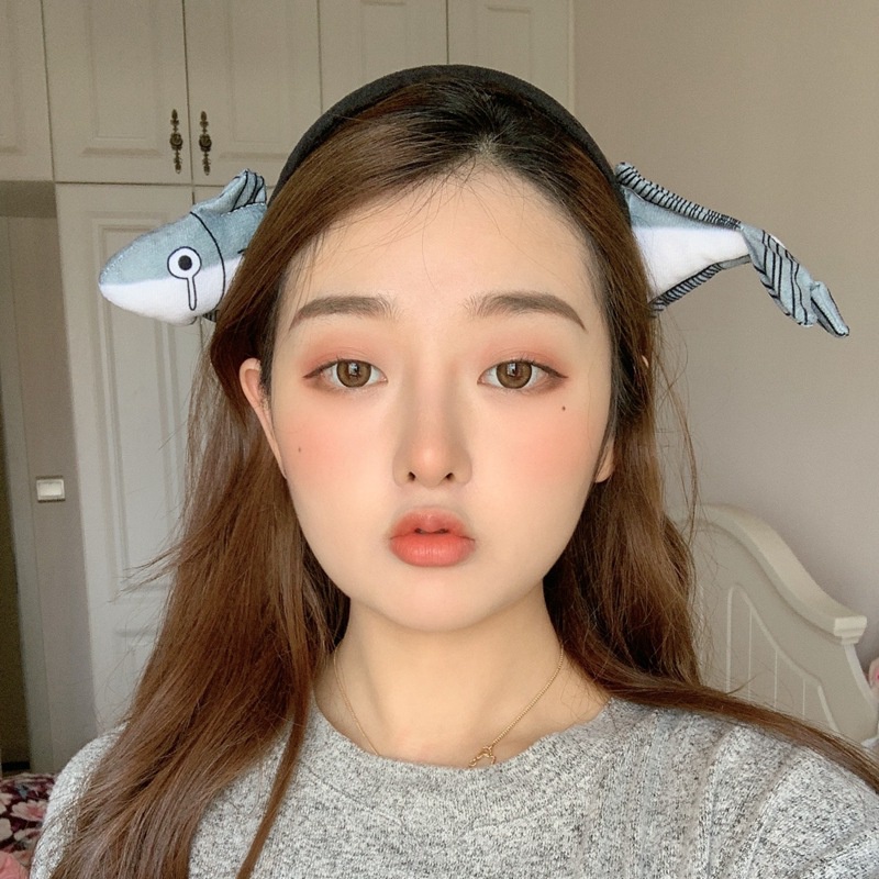 Băng Đô Cà Rốt / Cá Muối Hoạt Hình Nhồi Bông Đội Đầu Vui Nhộn