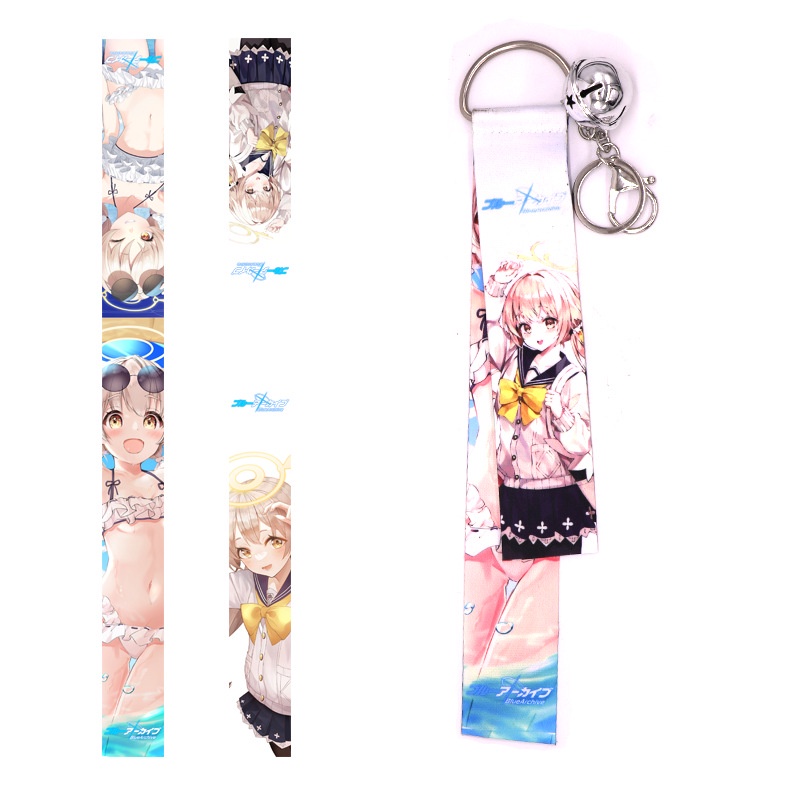 Móc Chìa Khóa Hình Nhân Vật Shirasu Azusa Trong Anime Blue Archive NS3