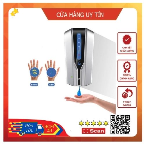Bình xịt xà bông tự động Máy xịt xà phòng cảm ứng 1200ml K2050 lấy nước rửa tay cảm ứng thông minh bếp nhà tắm vệ sinh
