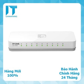 Bộ Chia Mạng D-Link DES-1008C 10/100M RJ45 - Hàng Chính Hãng