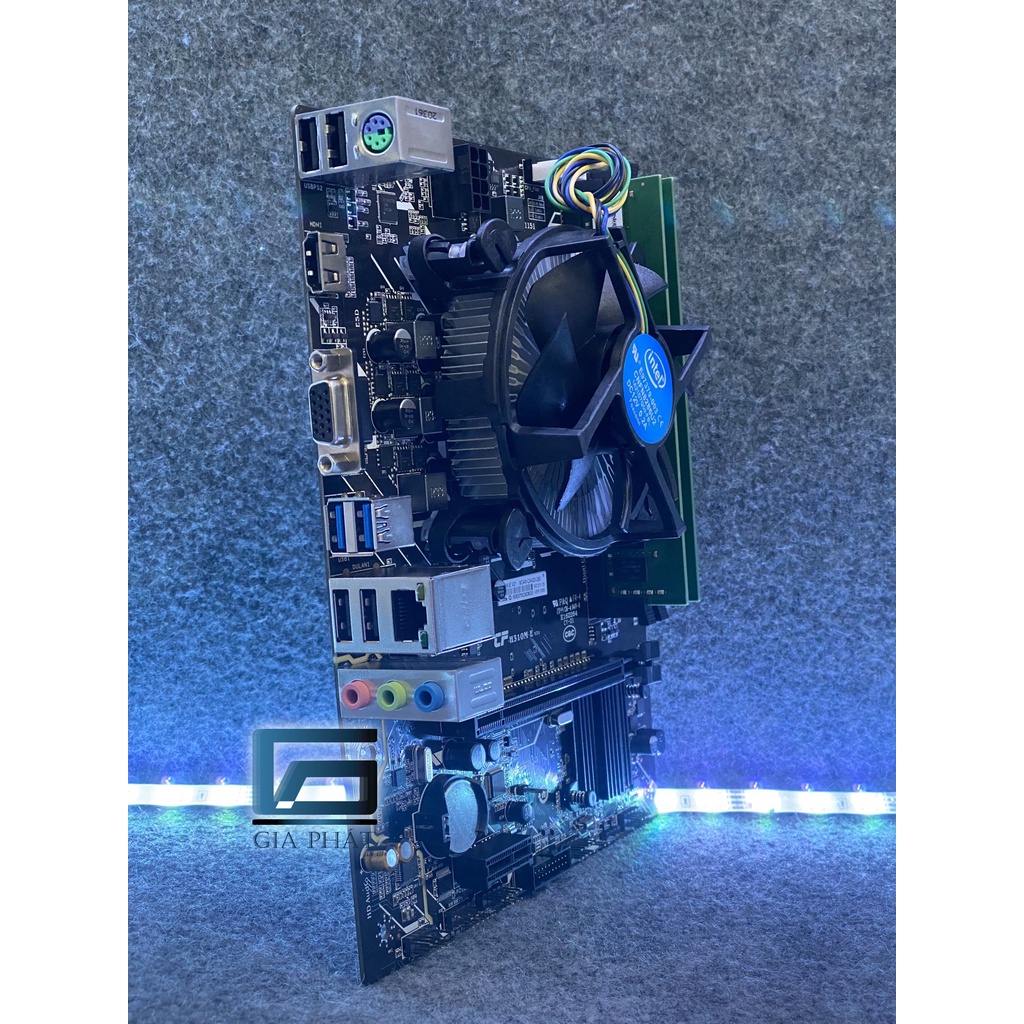 Combo Main Chip Ram H310 Colorful I3 9100F 8GB 2400 - Bảo hành 12T  - giá thợ kỹ thuật 8G Mỹ H310m-e