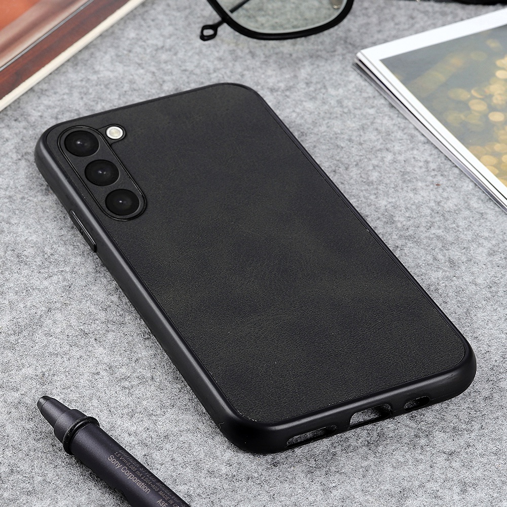 Ốp Lưng Da Bò Siêu Mỏng Cho Samsung Galaxy S23 Plus