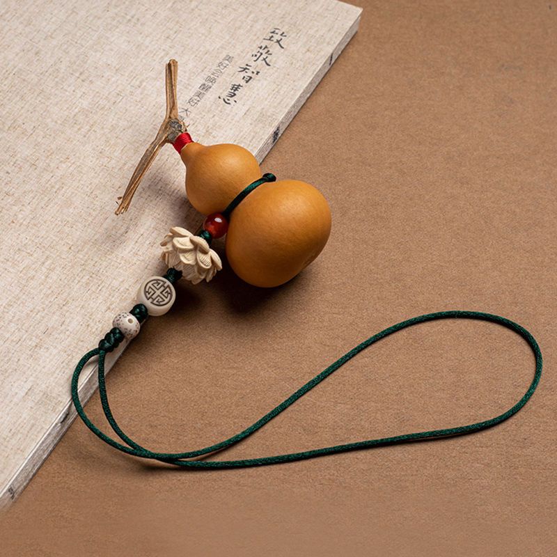 Dây Treo Kính Chiếu Hậu Xe Hơi Hình Quả Bầu Hồ Lô Tự Nhiên 11.15 Sáng Tạo Trang Trí Nội Thất