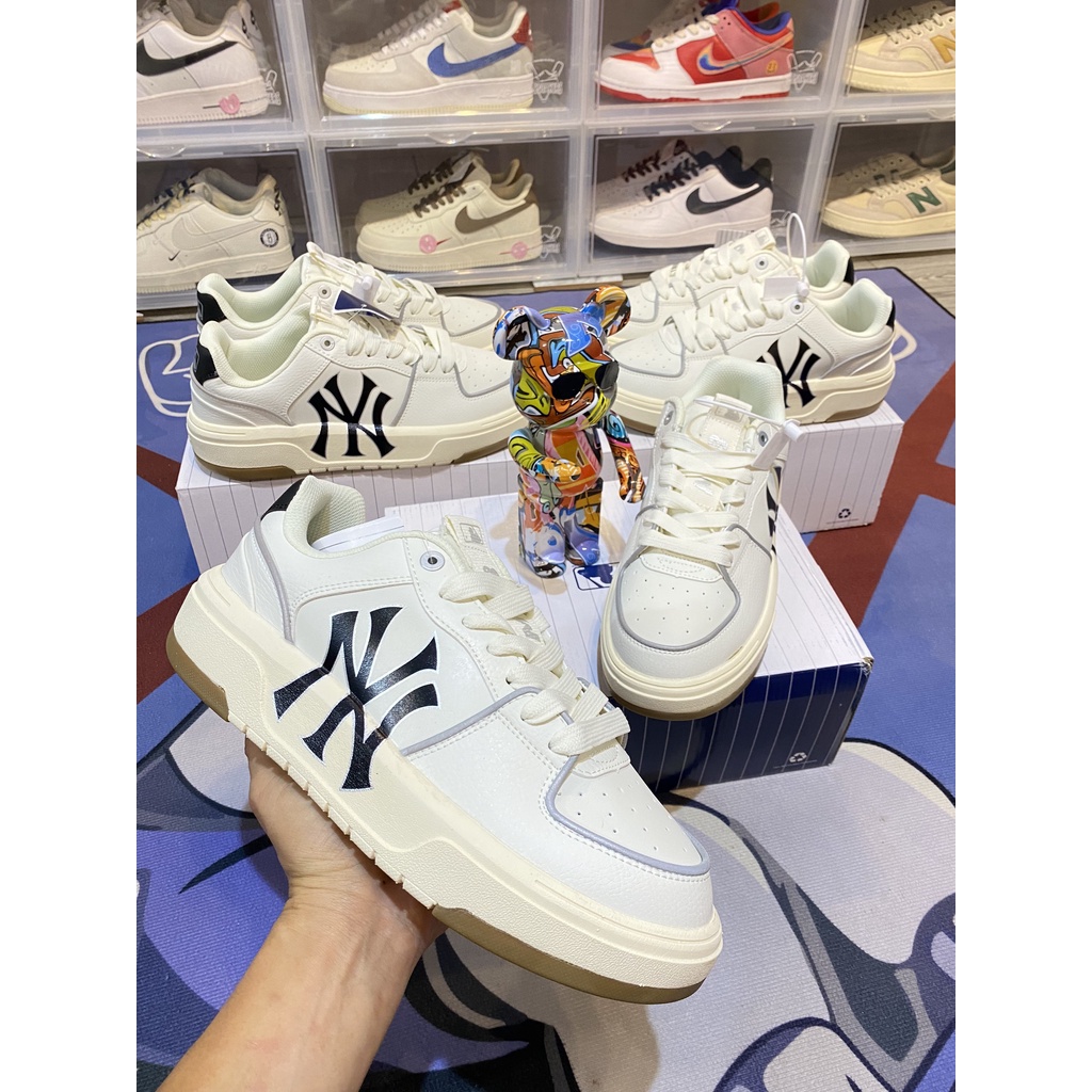 Giày sneakr MLB Chunky Liner New York Yankees 3ASXCA12N-50IVS CAO CẤP