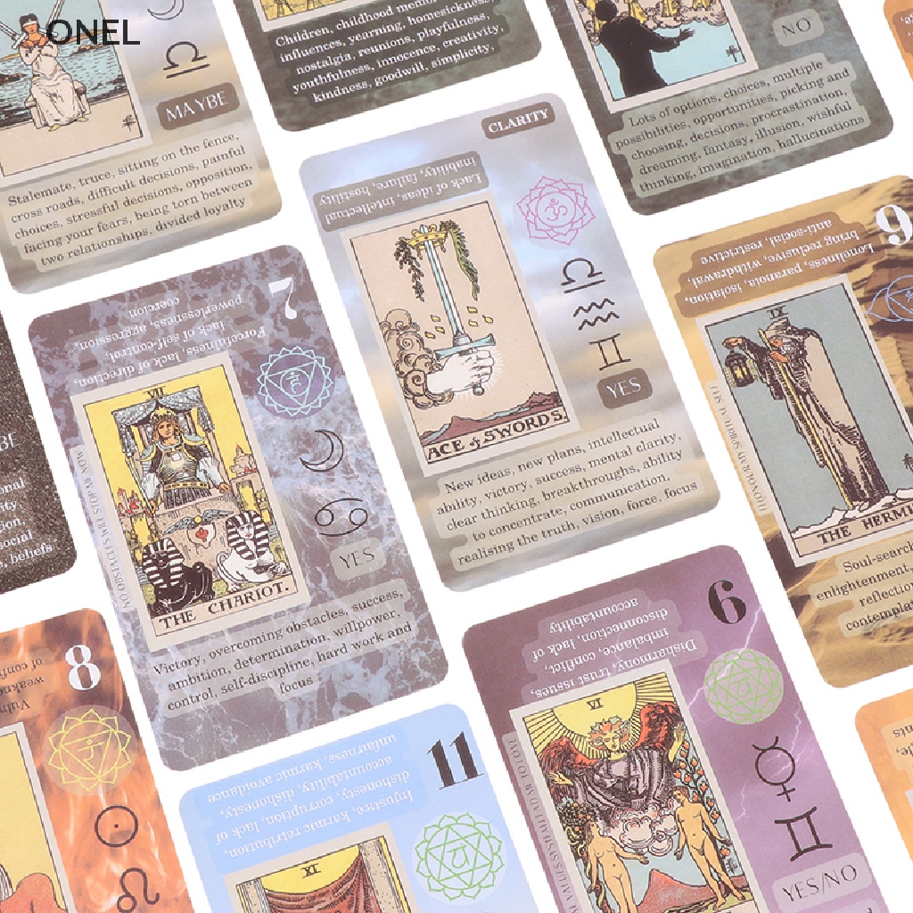 Bộ Bài Tarot Tiếng Anh Kèm Hướng Dẫn mx