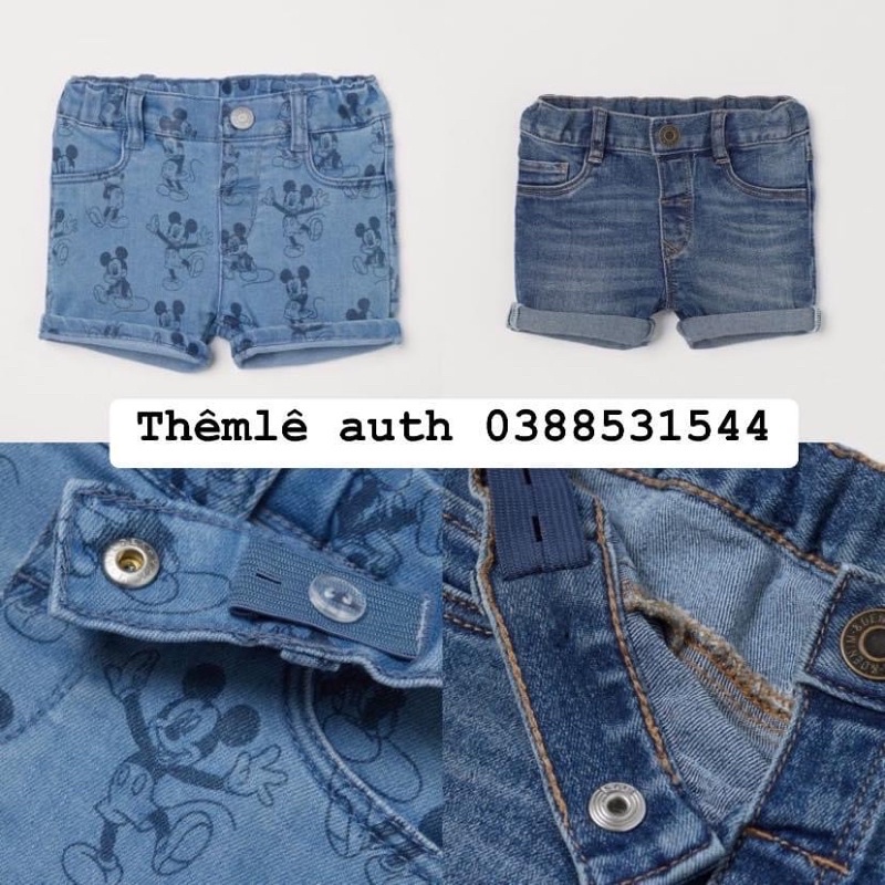 Quần short jean HM AUTH cho bé
