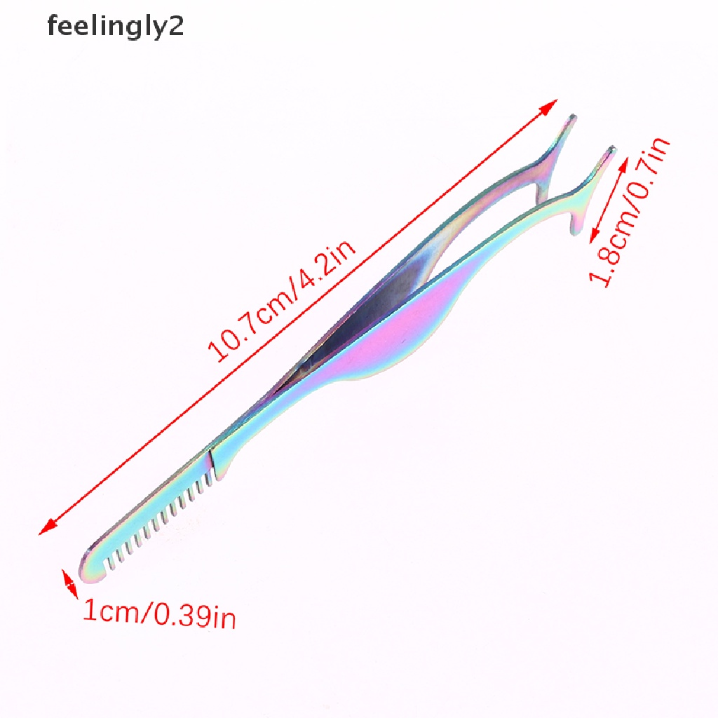 Nhíp Gắp Lông Mi Giả Bằng Thép Không Gỉ Tiện Dụng